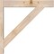 Ekena Millwork Traditional Block Smooth Outlooker, Douglas Fir, 5 1/2"W x 28"D x 28"H OUT06X28X28TRA05SDF - alternate 3